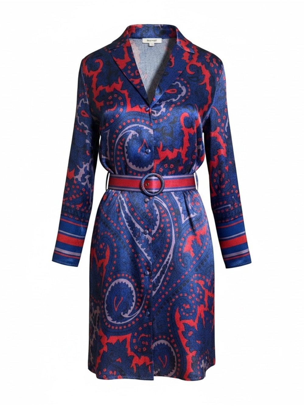 Hermoza Gabriela Belted Dress – Midnight Blue – Women’s Size M NWT